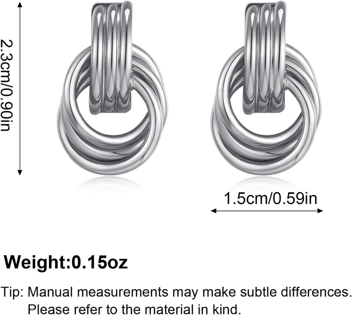 Love Geometric Droplet Earrings