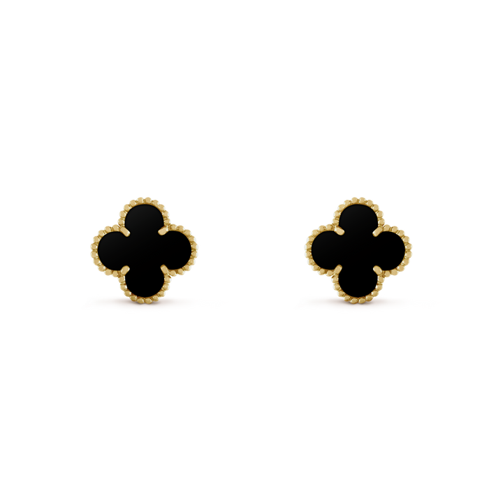 PURE BLACK CLOVER EARRING (VIP)