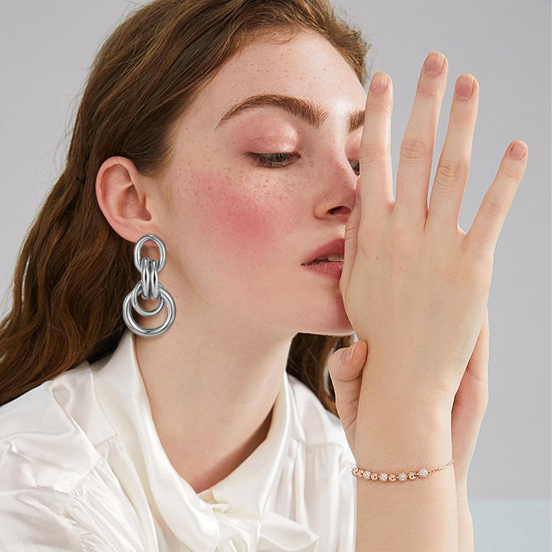 Love Geometric Droplet Earrings (VIP)