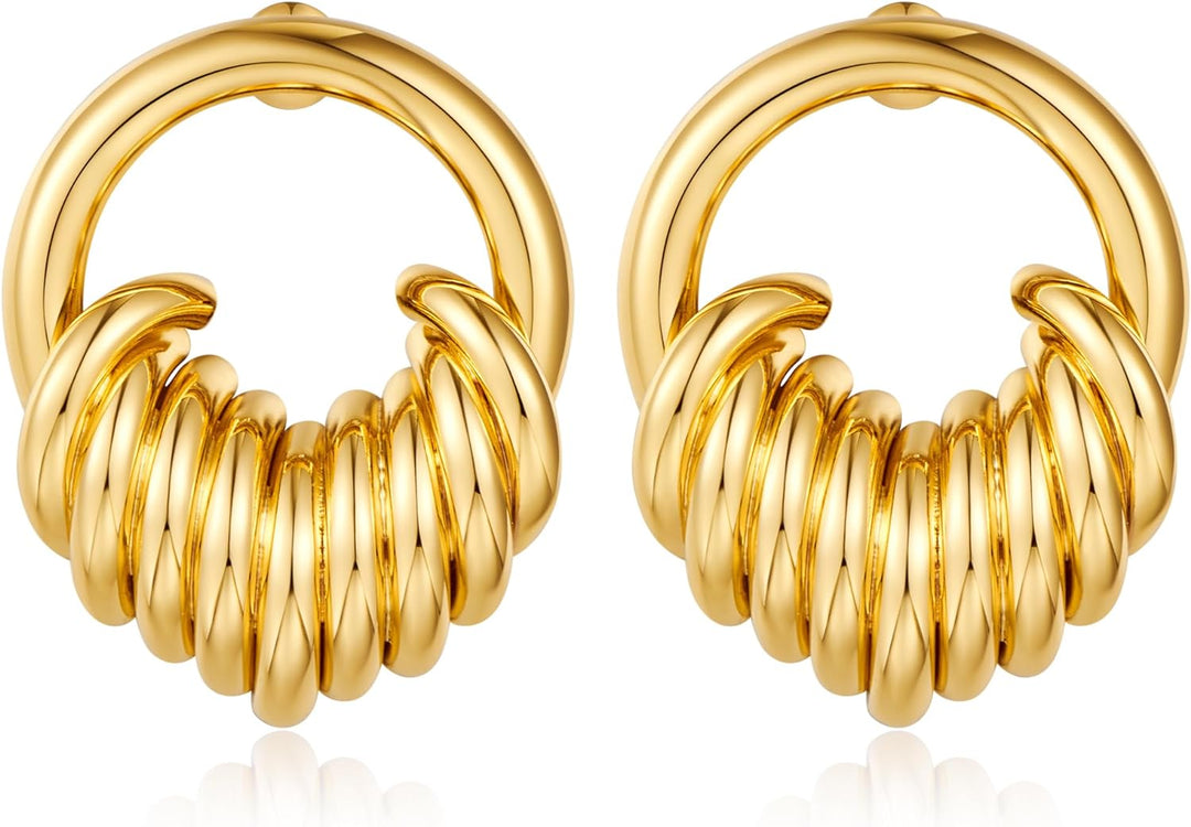 Love Geometric Droplet Earrings