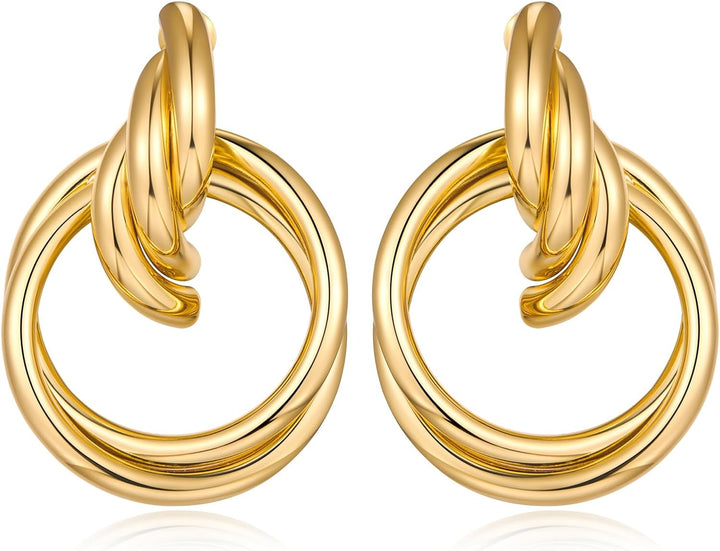 Love Geometric Droplet Earrings