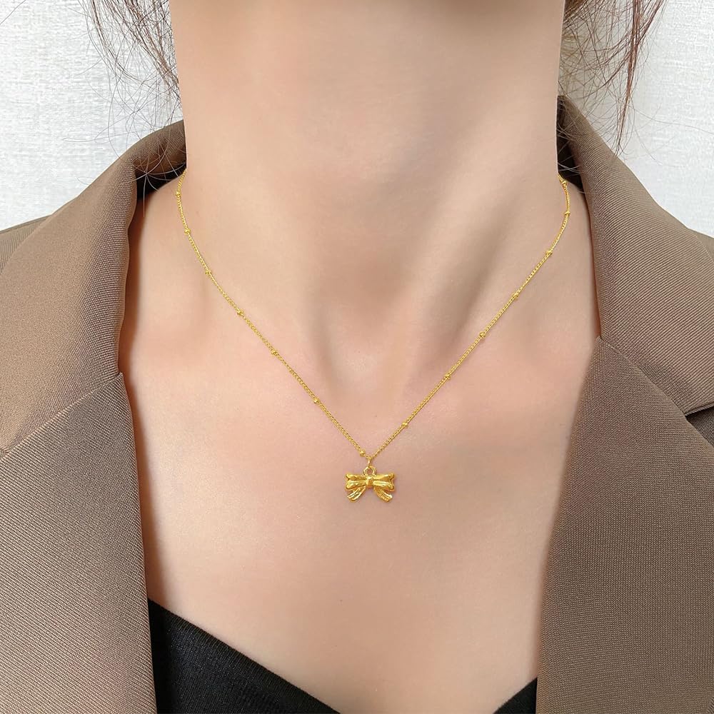 Eternal Bow Necklace