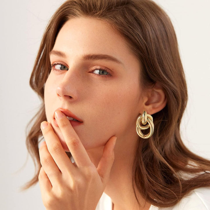 Love Geometric Droplet Earrings (VIP)