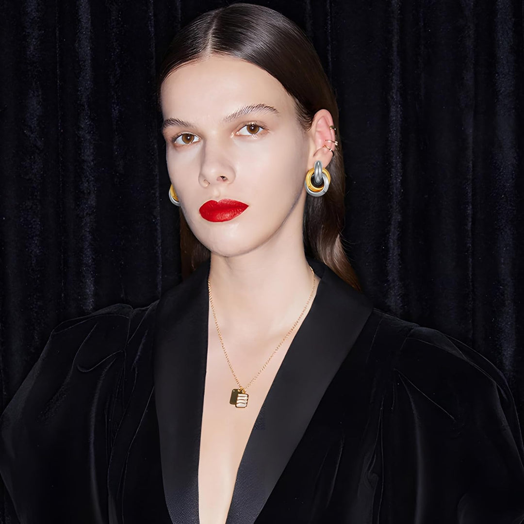 Love Geometric Droplet Earrings (VIP)