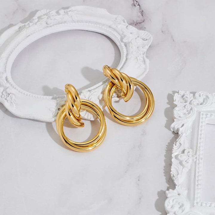 Love Geometric Droplet Earrings (VIP)