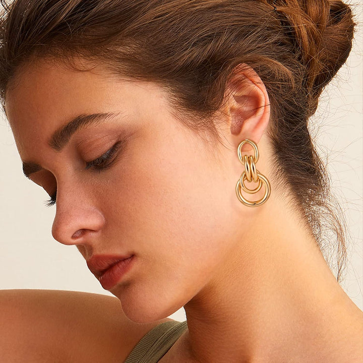 Love Geometric Droplet Earrings (VIP)