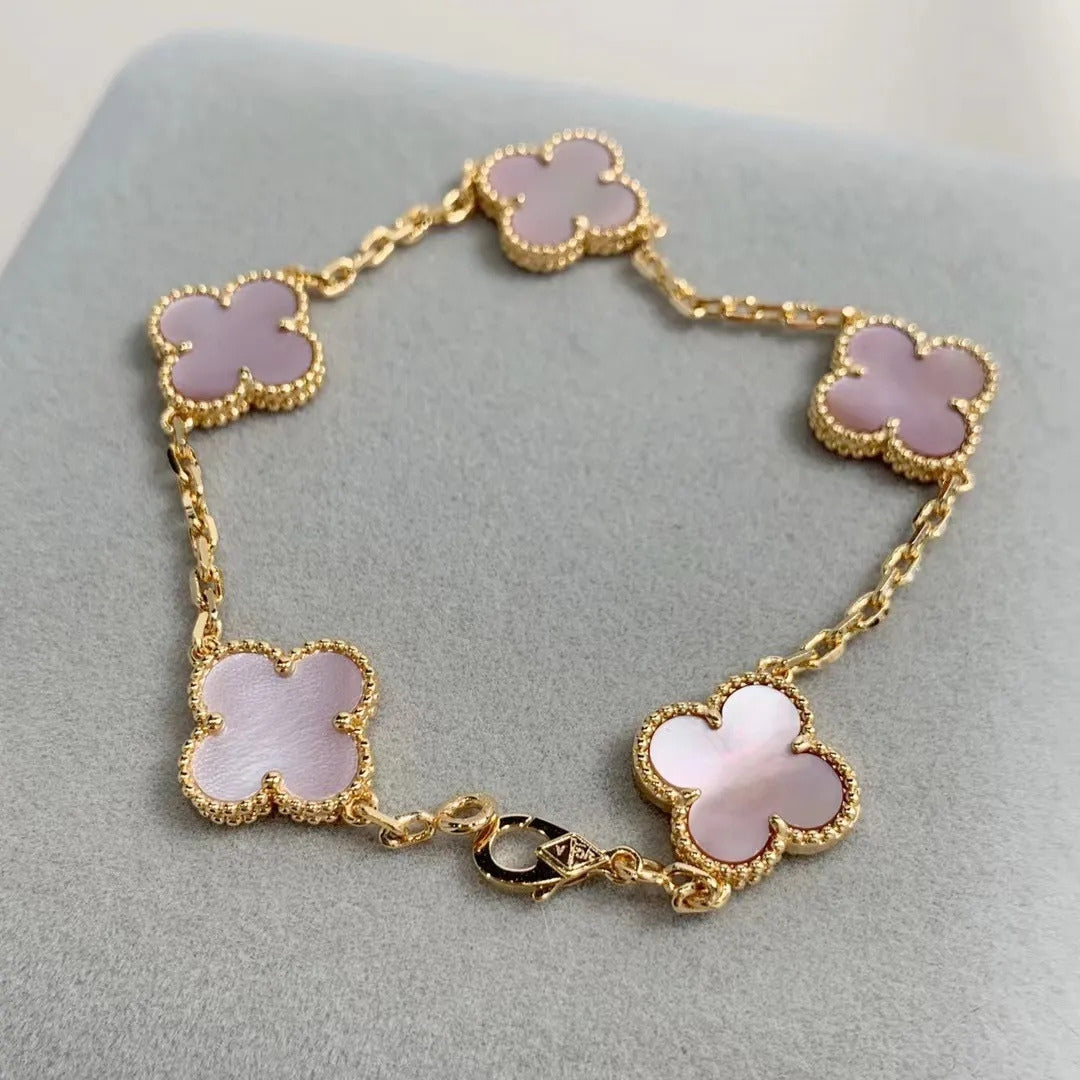 LIONA CLOVER BRACELET PINK (VIP)