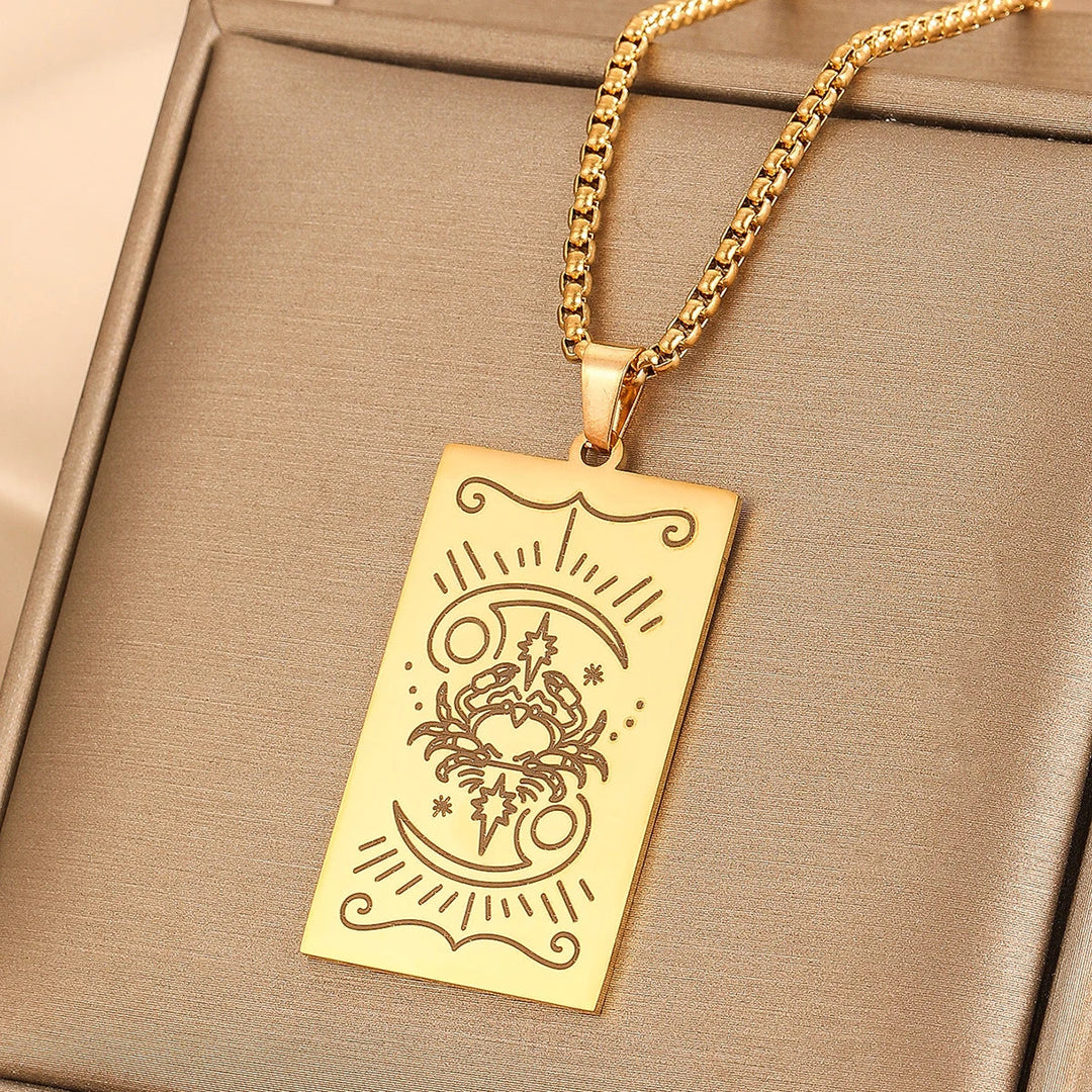 GOLDEN TAROT CARD NECKLACE (VIP)