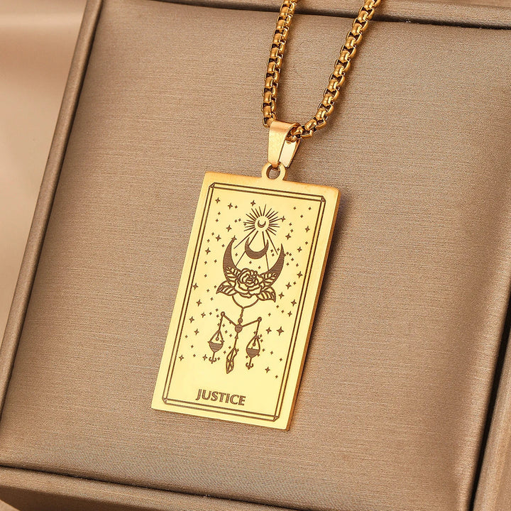 GOLDEN TAROT CARD NECKLACE (VIP)