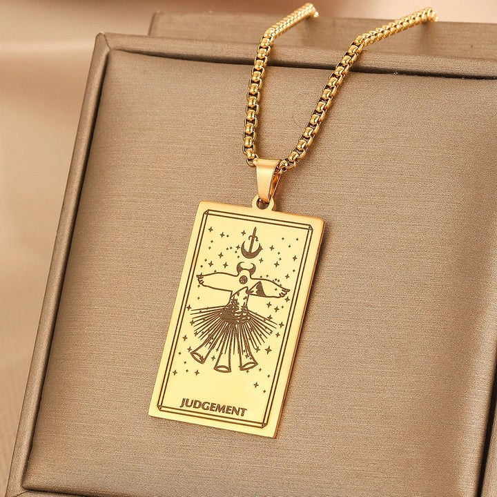 GOLDEN TAROT CARD NECKLACE (VIP)