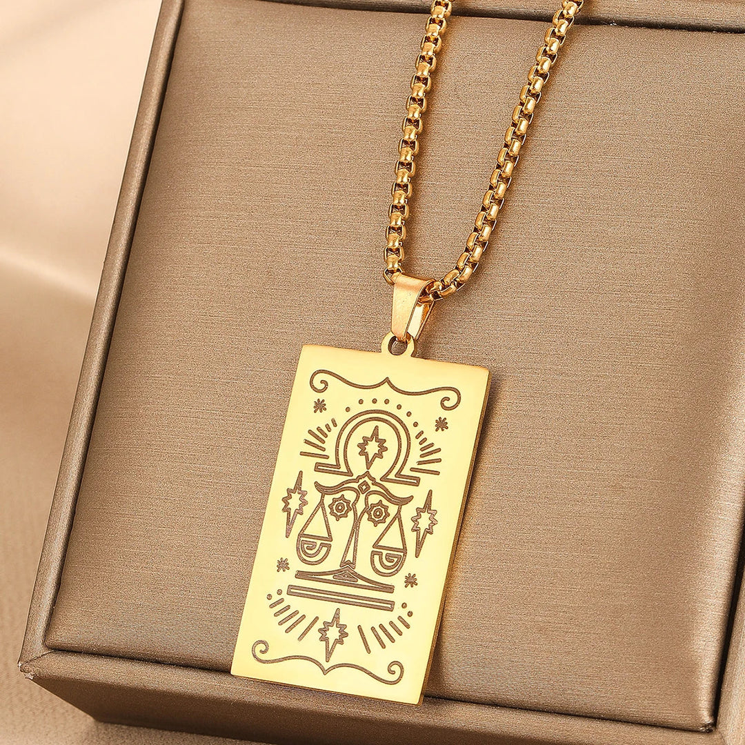 GOLDEN TAROT CARD NECKLACE (VIP)