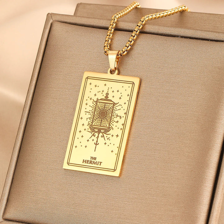 GOLDEN TAROT CARD NECKLACE (VIP)