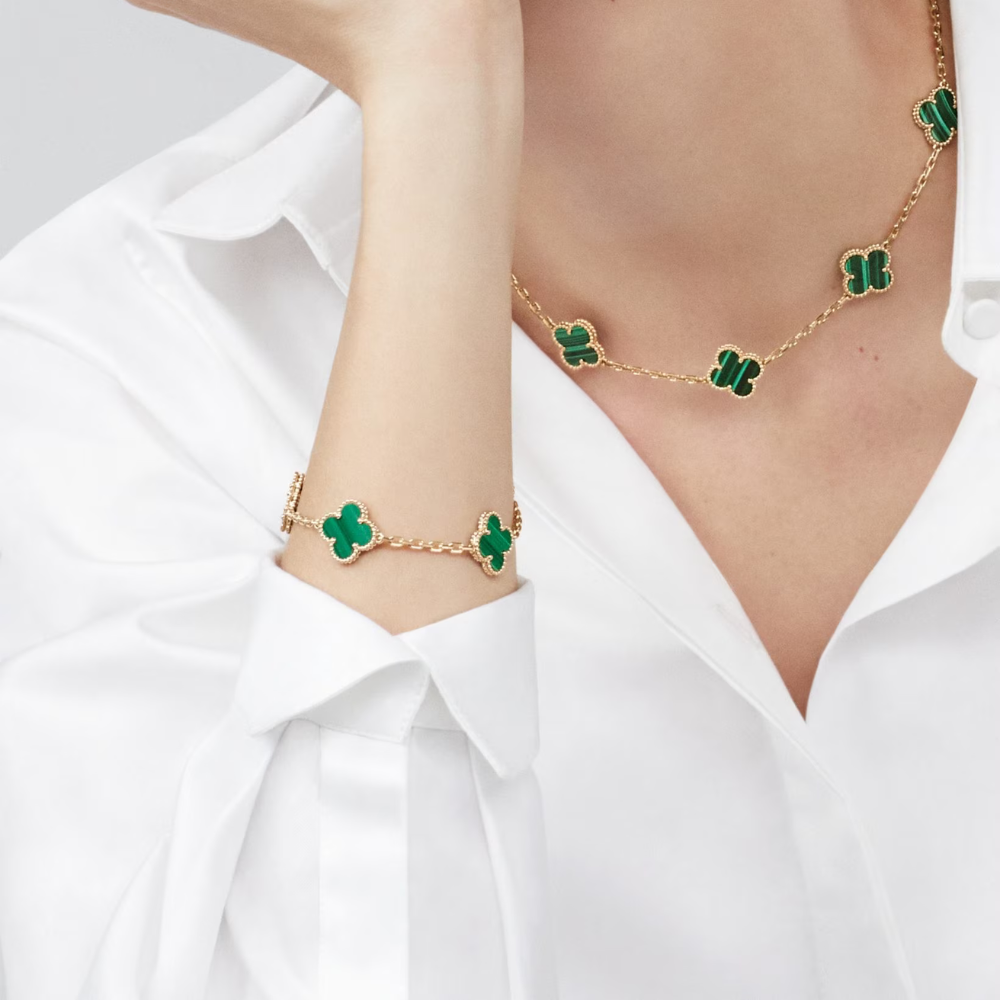 LIONA CLOVER BRACELET GREEN