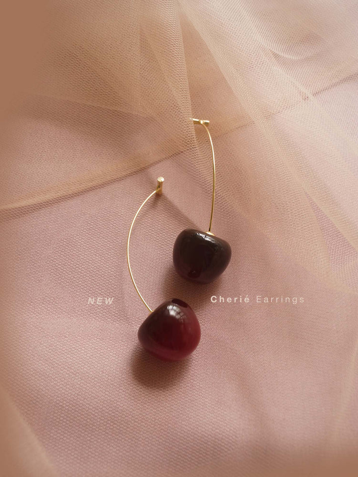 CHERRY EARRINGS (ONLY 7 LEFT) (VIP)