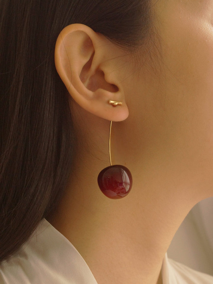 CHERRY EARRINGS (ONLY 7 LEFT) (VIP)
