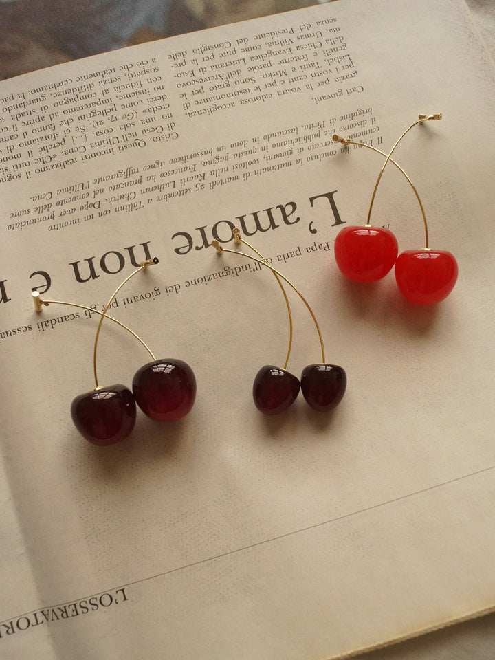 CHERRY EARRINGS (ONLY 7 LEFT) (VIP)