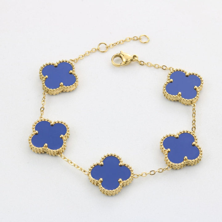 Liona CLOVER BRACELET BLUE